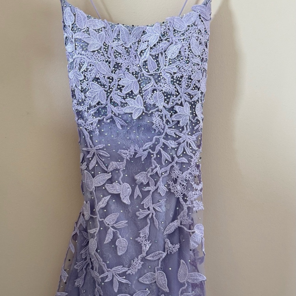 Lavender Lace Dress
